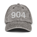 904 Jacksonville Area Code Faded Dad Hat