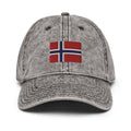 Norway Flag Faded Dad Hat