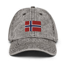 Norway Flag Faded Dad Hat