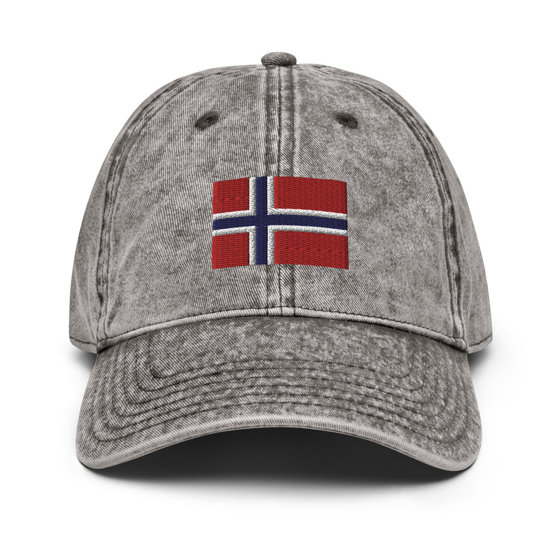 Norway Flag Faded Dad Hat