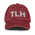TLH Tallahassee Airport Code Faded Dad Hat