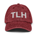 TLH Tallahassee Airport Code Faded Dad Hat