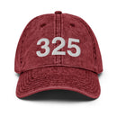 325 Abilene TX Area Code Faded Dad Hat