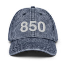 850 Florida Panhandle Faded Dad hat