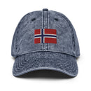 Norway Flag Faded Dad Hat