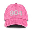 904 Jacksonville Area Code Faded Dad Hat