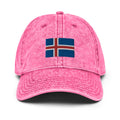 Iceland Flag Faded Dad Hat