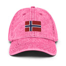 Norway Flag Faded Dad Hat
