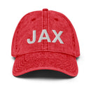 JAX Jacksonville Airport Code Faded Dad Hat