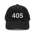 405 Oklahoma Area Code Corduroy Hat