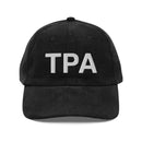 TPA Tampa Bay Airport Code Corduroy Hat