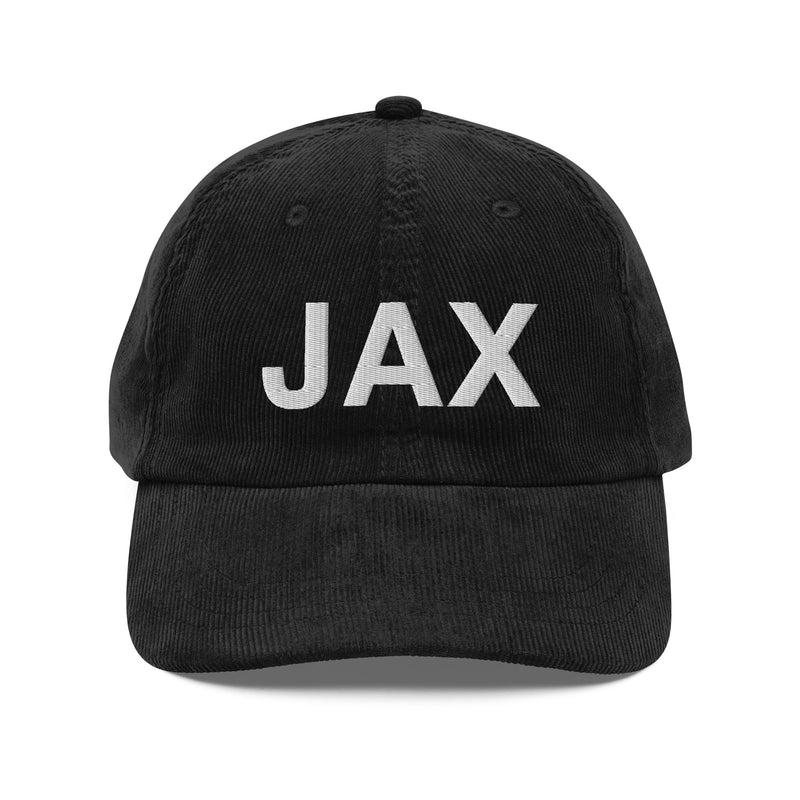 JAX Jacksonville Airport Code Corduroy Hat