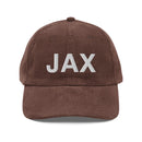 JAX Jacksonville Airport Code Corduroy Hat