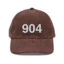 904 Jacksonville Area Code Corduroy Hat
