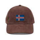 Iceland Flag Corduroy Hat