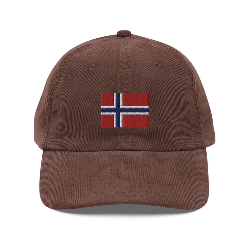 Norway Flag Corduroy Hat