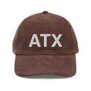 ATX Austin TX City Code Corduroy Hat