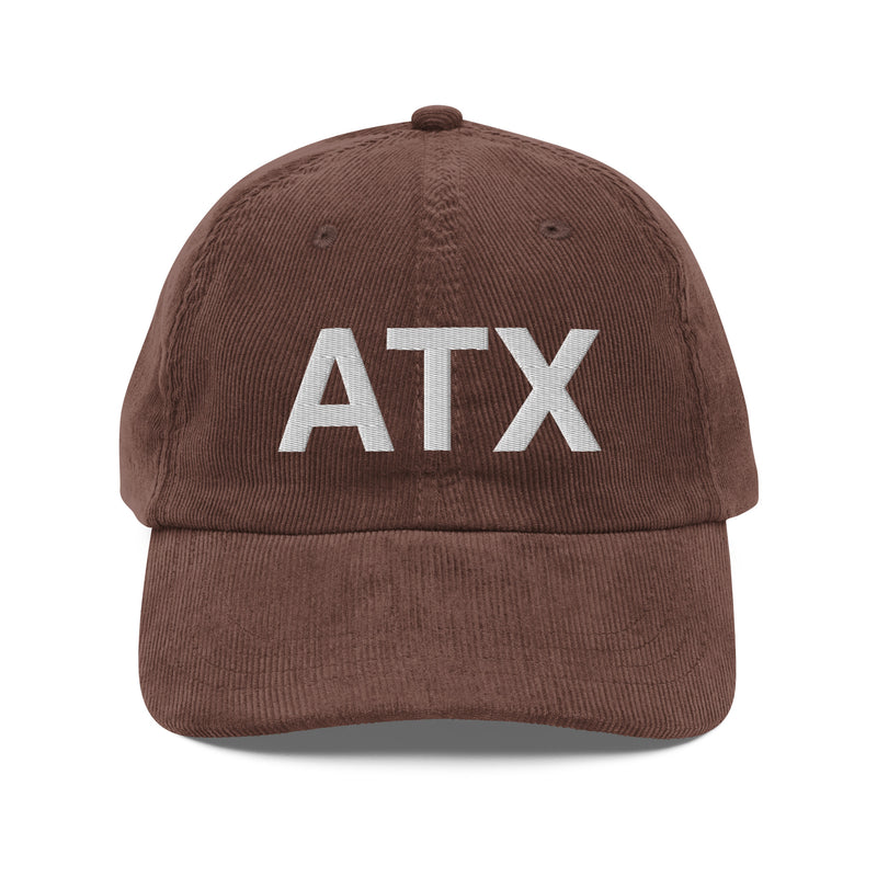 ATX Austin TX City Code Corduroy Hat