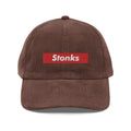 Stonks Box Logo Corduroy Hat