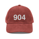 904 Jacksonville Area Code Corduroy Hat