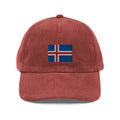 Iceland Flag Corduroy Hat