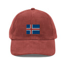 Iceland Flag Corduroy Hat