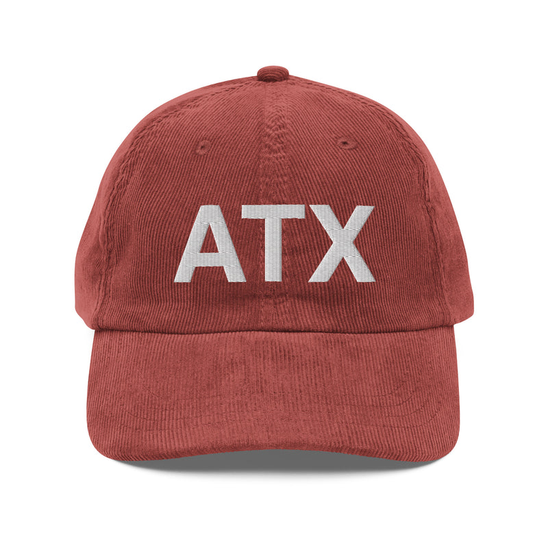 ATX Austin TX City Code Corduroy Hat