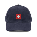Switzerland Flag Corduroy Hat
