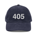 405 Oklahoma Area Code Corduroy Hat