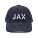JAX Jacksonville Airport Code Corduroy Hat