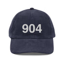 904 Jacksonville Area Code Corduroy Hat