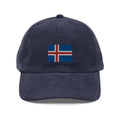 Iceland Flag Corduroy Hat