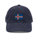 Iceland Flag Corduroy Hat
