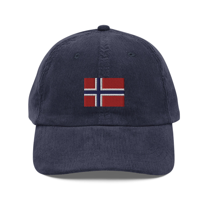 Norway Flag Corduroy Hat