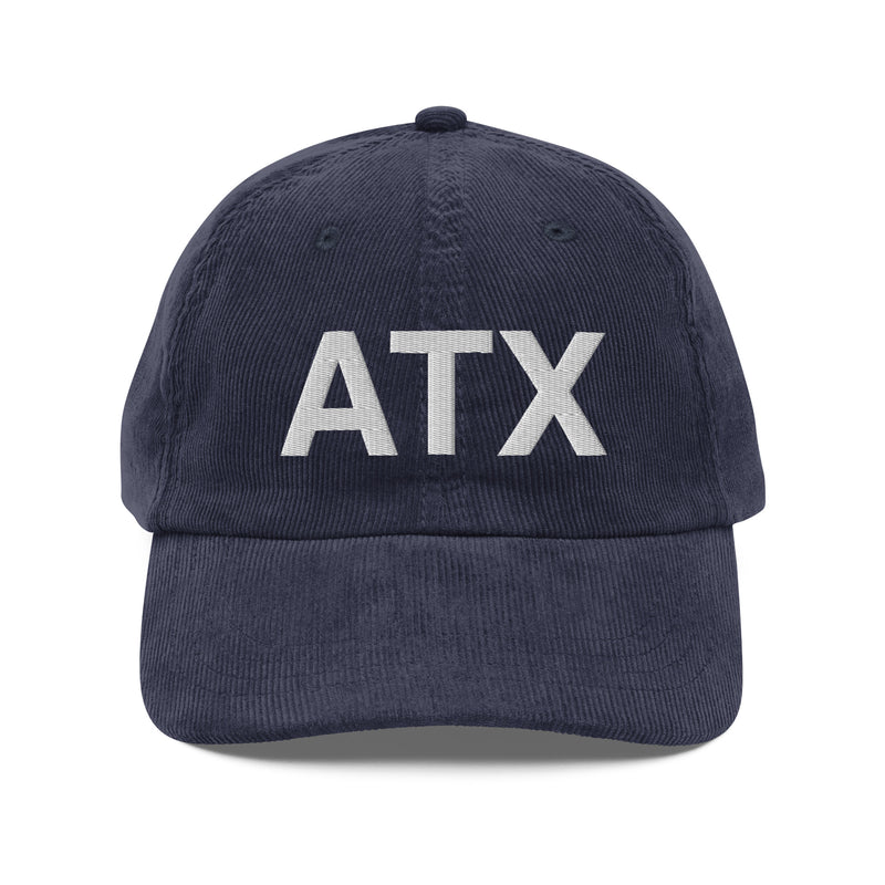 ATX Austin TX City Code Corduroy Hat