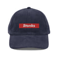 Stonks Box Logo Corduroy Hat