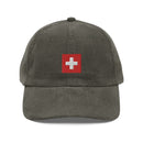 Switzerland Flag Corduroy Hat
