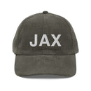 JAX Jacksonville Airport Code Corduroy Hat
