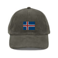 Iceland Flag Corduroy Hat