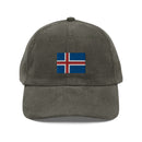 Iceland Flag Corduroy Hat