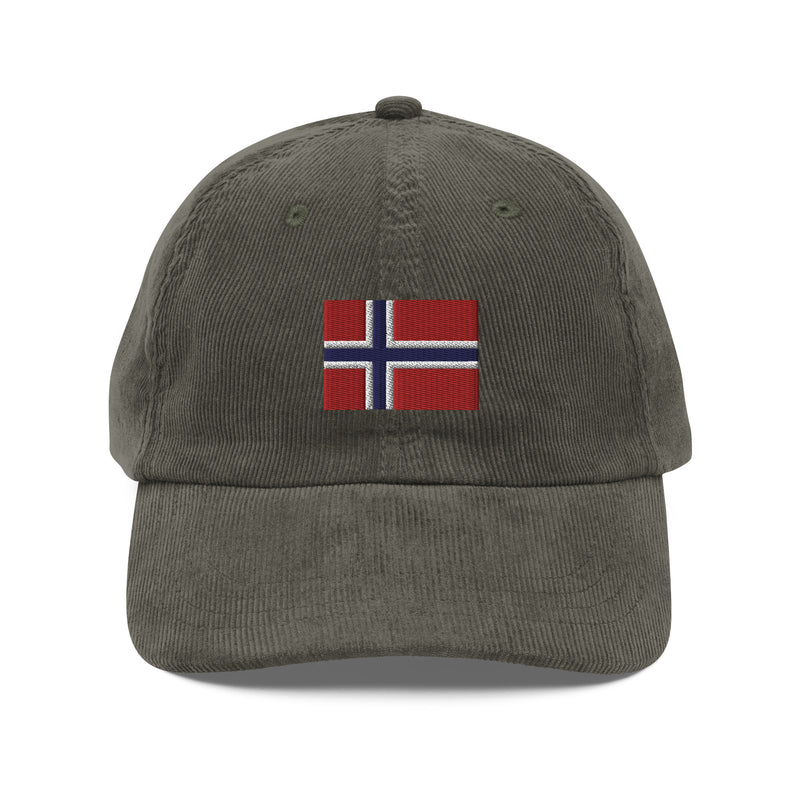 Norway Flag Corduroy Hat