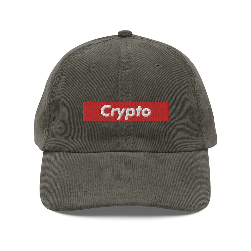 Crypto Box Logo Corduroy Hat