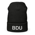 BDU Boulder Airport Code Waffle Beanie