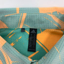 Adidas Floral All Over Print Polo Size M