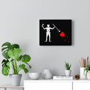 Blackbeard Pirate Flag Canvas Gallery Wrap