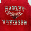 Women's Harley Davidson Bedazzled Tank Top Made in USA