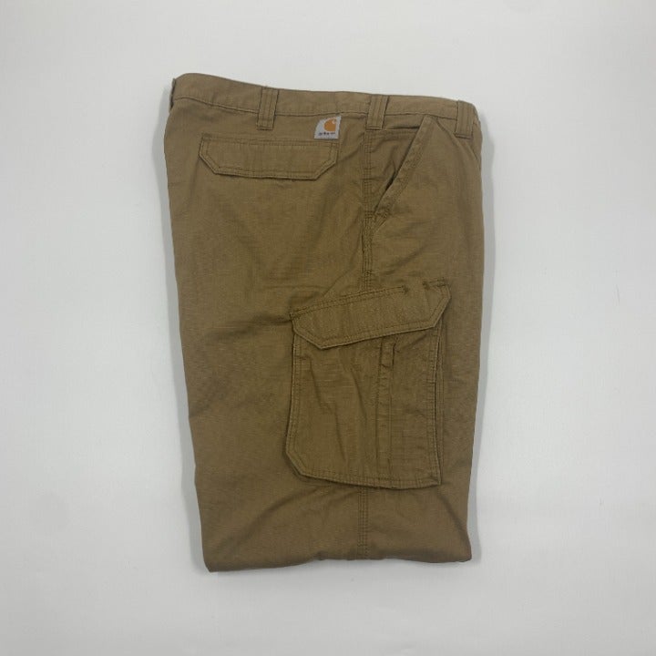 Khaki Carhartt Force Cargo Pants Size 40x32