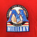 90s Magic The Gathering MTG Military League T-shirt Size XL