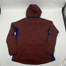 Lightweight Hooded Maroon Nike Windbreaker Size L