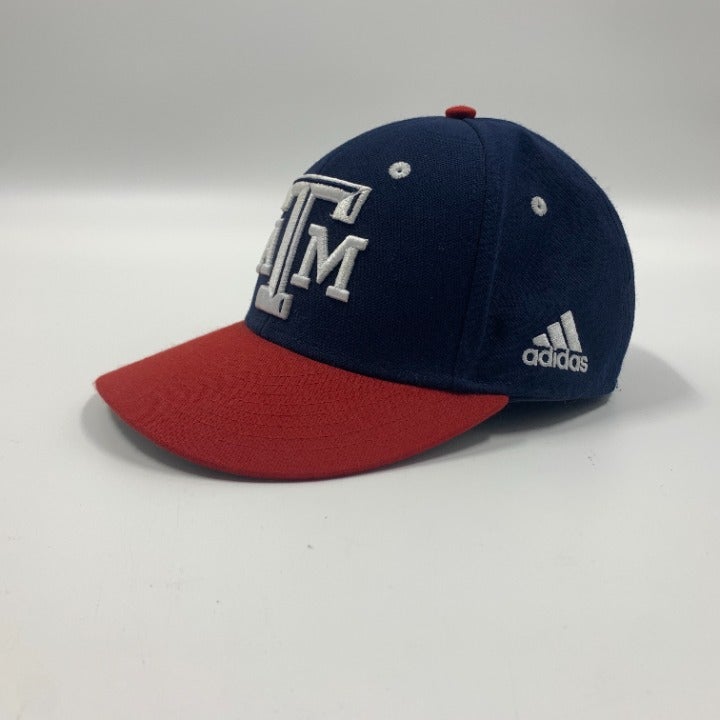 Adidas Texas A&M Aggies USA Flag Fitted Hat Size 7 1/4